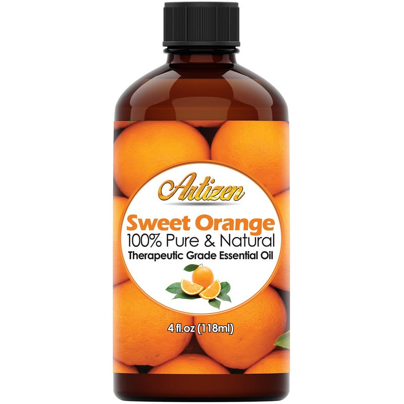 Artizen Sweet Orange Essential Oil (100% Pure & Natural - Undiluted) Therapeutic Grade - Huge 1oz Bottle - Perfect for Aromatherapy - Image 1